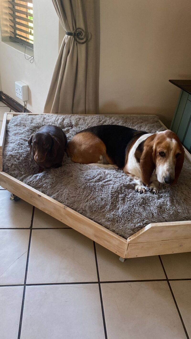 Custom wood & fur beds